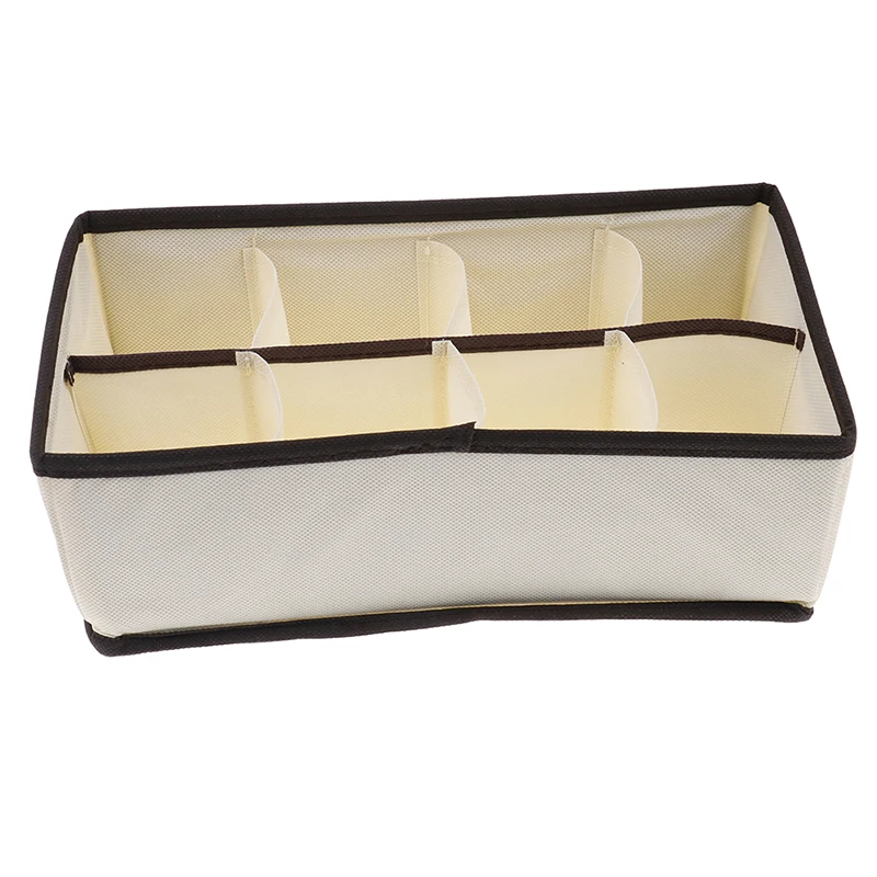 

1 Pcs Multi-size Bra Underwear Organizer Foldable Home Storage Box Non-woven Wardrobe Drawer Closet Organizer For Scarfs Socks