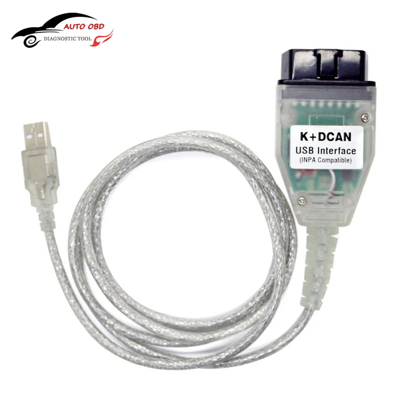 OBD 2 USB-кабели для bmw Inpa Ediabas K + DCAN USB интерфейс диагностический инструмент BMW INPA CAN с