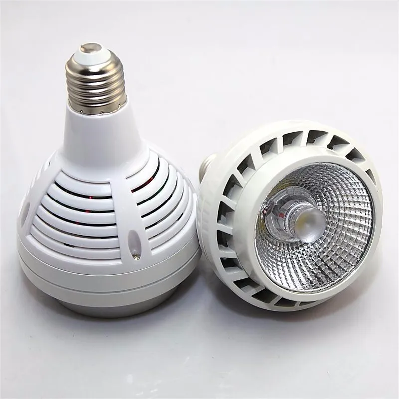 

New COB Par30 LED Lights 30W 40W Par 30 E27 Led Lamp AC85-265V WW CW Spotlight Lighting free shipping 3 years warranty