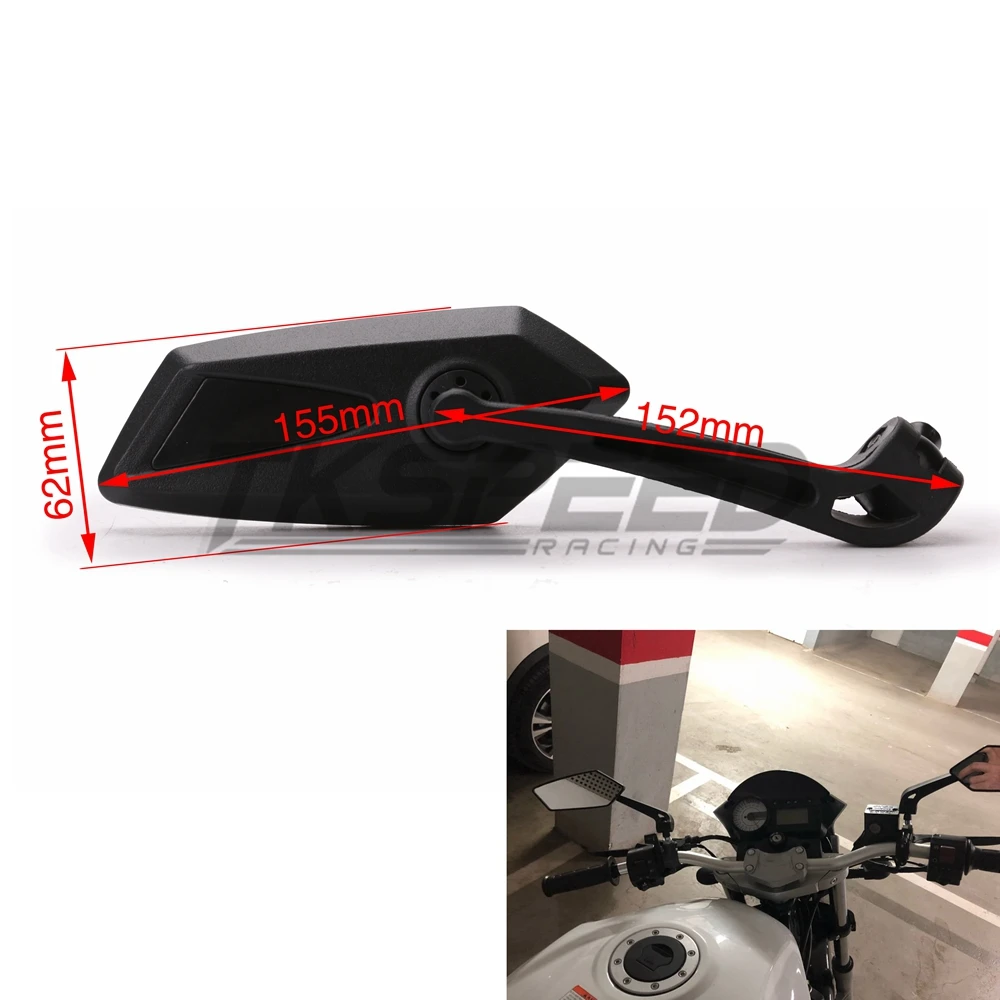 Зеркало на руль мотоцикла универсальное зеркало заднего вида для Honda Yamaha Suzuki Kawasaki