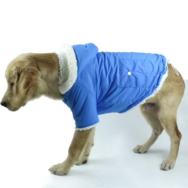 CoolPaw теплая одежда для собак Одежда для домашних животных сплошной цвет курта для собак Одежда для щенков теплая одежда зимние принадлежности для животных