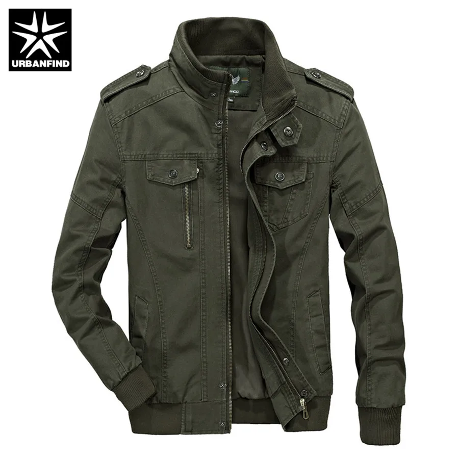 

URBANFIND Men Military Army Jackets and Coats Bomber Jackets Jaqueta Masculina Casual jacket Men Autumn Cotton Plus Size 5XL 6XL