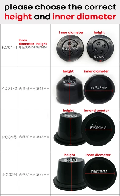 Copri Fari Auto LED - 2 Pezzi Impermeabili Antipolvere Per Faro 70mm - Foto 5