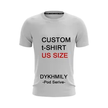 Dykhmily закажите свой дизайн футболки с 3D принтом танктоп для мужчин и женщин высокого качества на заказ размер Повседневная футболка с круглым вырезом Большие размеры, S-3XL