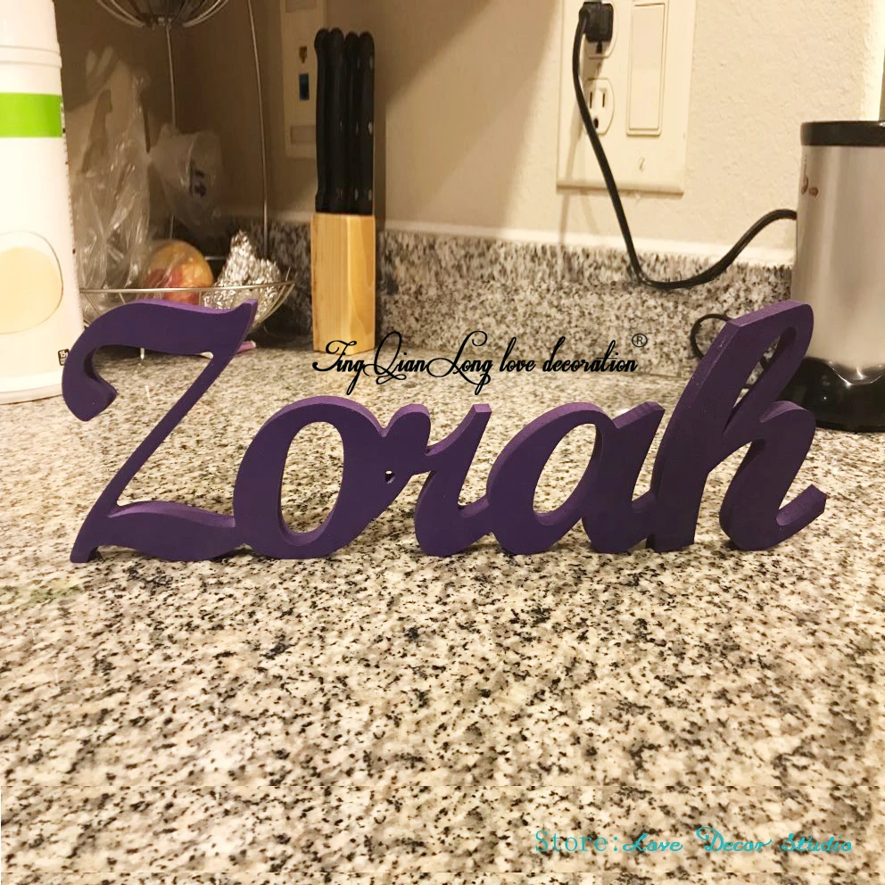 Personalized Wooden Name Signs Children's Name Wall Decor Wooden