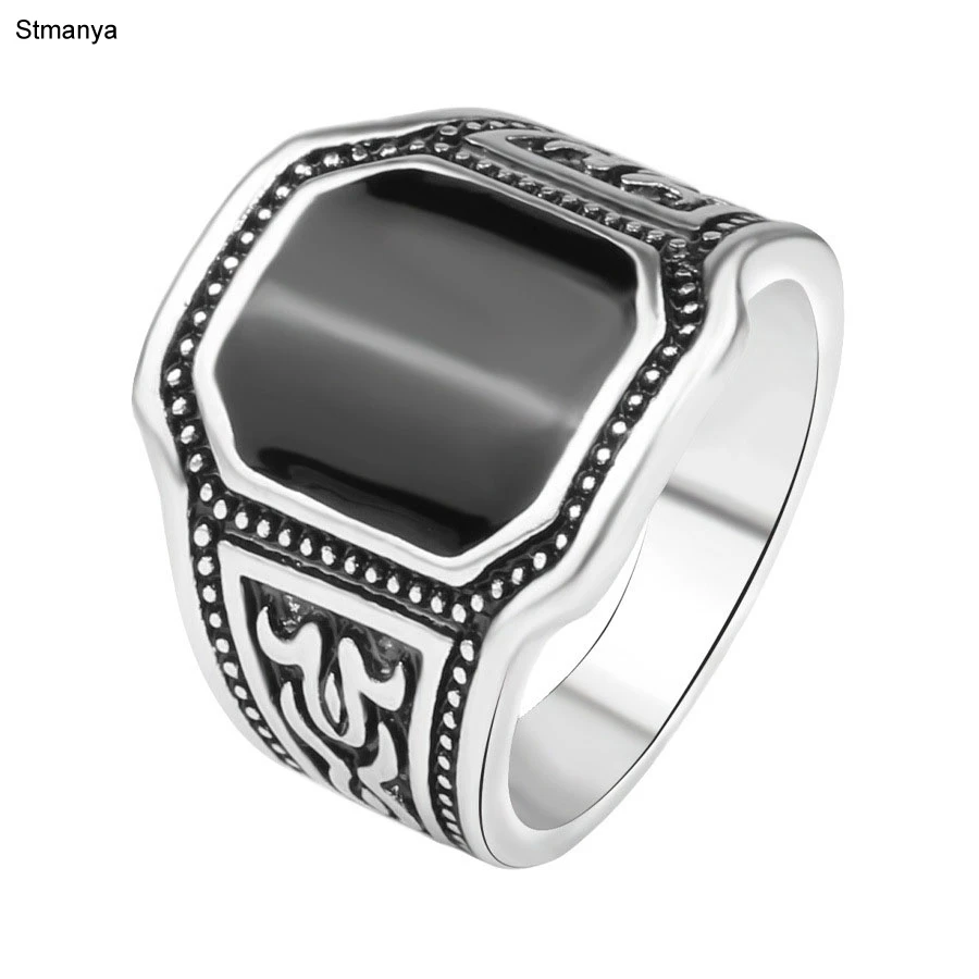 

New Antique Silver rings For Men Silver High Quality Ring Fashion Jewelry best party gift rings for Women 20053