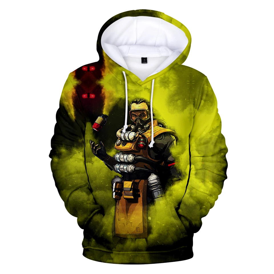 aikooki Men Hoodies cotton pollovers Autumn Witcher 3D Fashion Sweater with hat Hoodies Sweatshirt Regular Clothes Plus