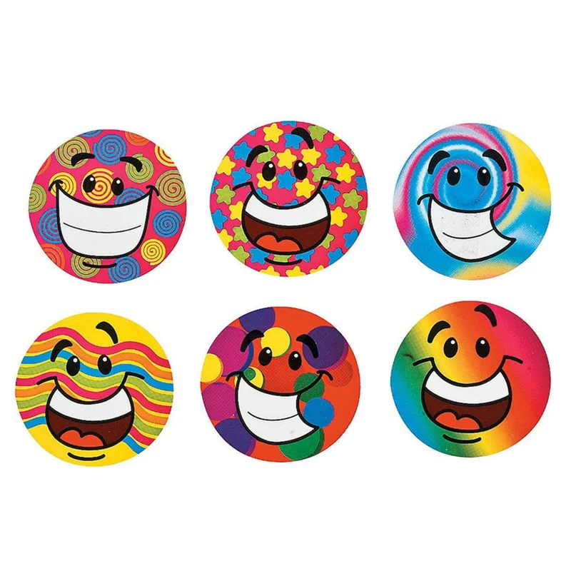 100pcs1 roll reward stickers roll kids sticker scrapbooking star smile