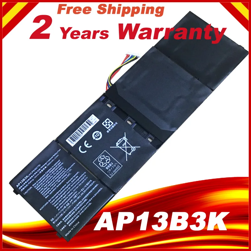 Скидка Оригинальный ноутбук Батарея AP13B3K для acer Aspire V5 R7 V5 572G V5 573G V5 472G V5 473G V5 552G M5 583P V5 572P R7 571 AP13B8K