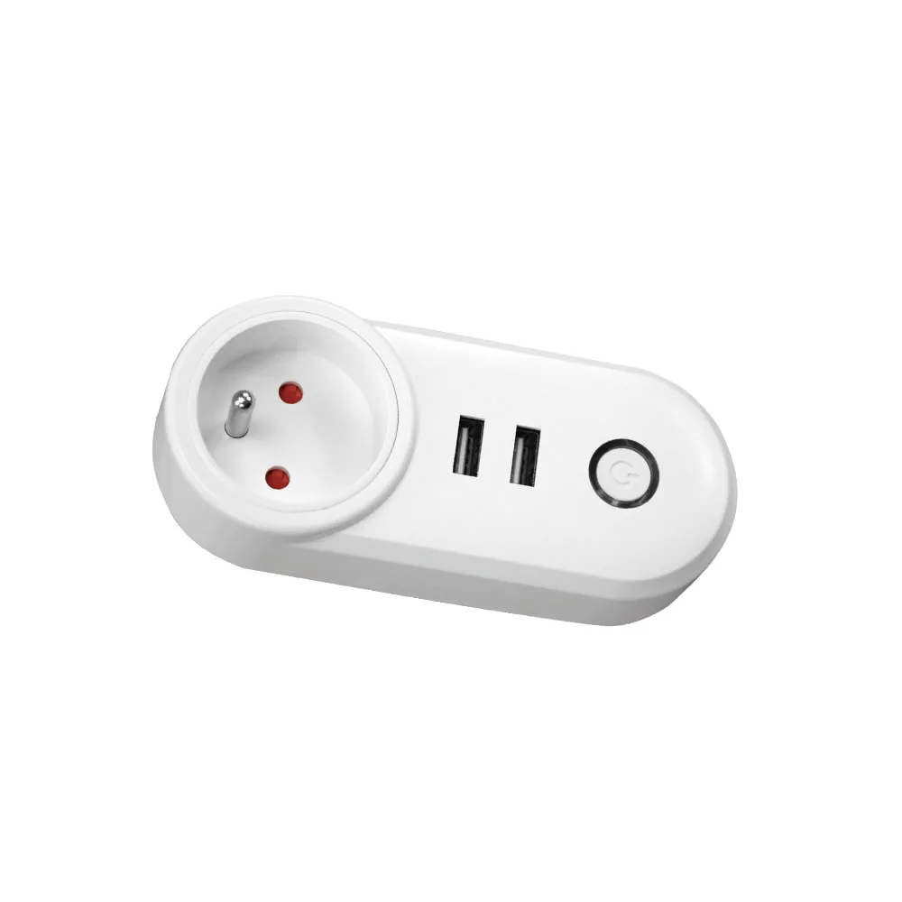 Lonsonho Smart Plug USB Wifi Smart Socket Outlet EU US UK France Plug Energy Saver Works With Google Home Mini Assistant Alexa