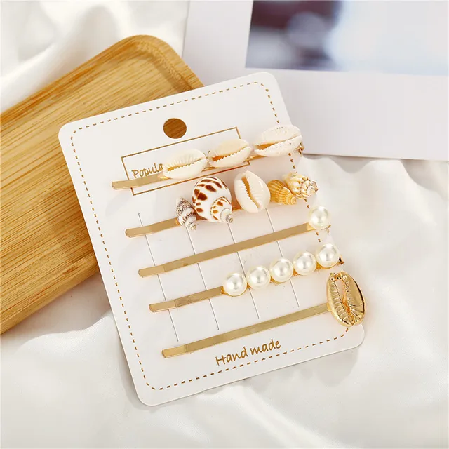 Pinces à cheveux en coquillage pour femme, barrette pour fille à la mode,  accessoires mariage | AliExpress