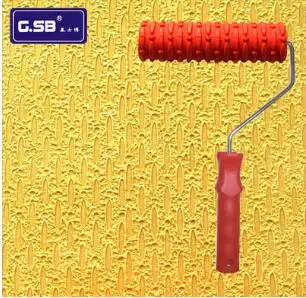 

Free Shipping Rubber Roller 7" Free shipping Net Pattern Paint Roller for Wall Decoration GSB tools NO.135 Paint tool