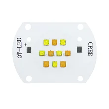 50 Вт Кри XT-E XTE белый(5 шт.) 6000 К+ теплый белый(5 шт.) 3000 К высокое Мощность светодиодные лампы dc30v-36v 1500MA светодиодные лампы Освещение 5 шт