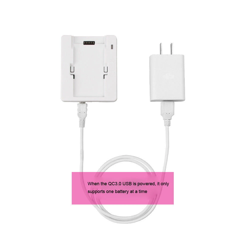 

Portable USB Power Charger Stand Quick Charging 3.0 For DJI Spark Drone Accessories Rechargeable Lipo Battery Charger Board Base