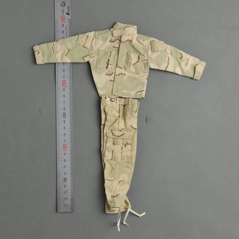 

1/6 US Army Desert Camouflage Uniform Models for 12'' Figures