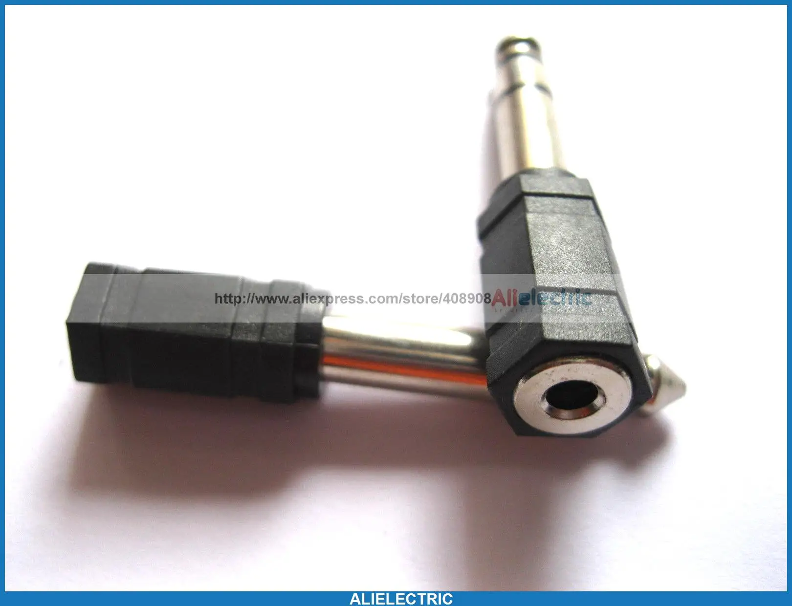 

50 Pcs Converter 6.35mm Stereo Plug to 3.5mm Stereo Jack