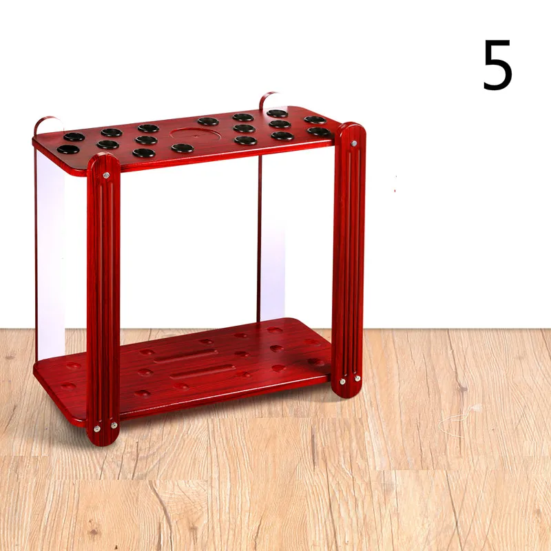 

1set Billiards Accessories Cue Frame Billiard Rod Rack Accessory Wooden