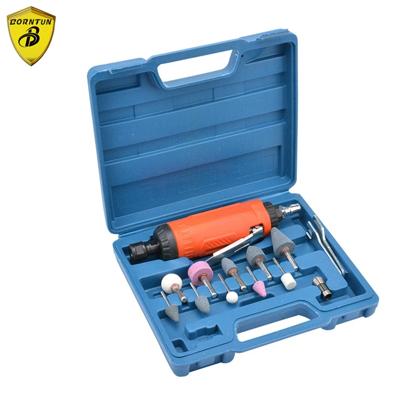 

Borntun 3mm Mini Pneumatic Air Die Grinder Kit Micro Pneumatic Grinding 6mm Die Grinders High Speed 25000rpm Air Power Polishers
