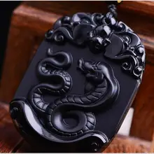 Кристалл пятно обсидиан двенадцать знаки snakependant из обувь для мужчин и женщин
