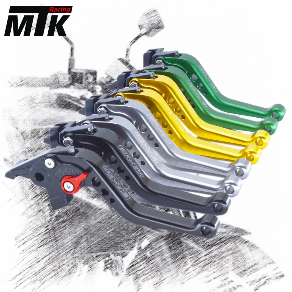 MTKRACING мотоцикл для KAWASAKI ER 6N 2009 2016 ER6N CNC регулируемые короткие рычаги тормоза и
