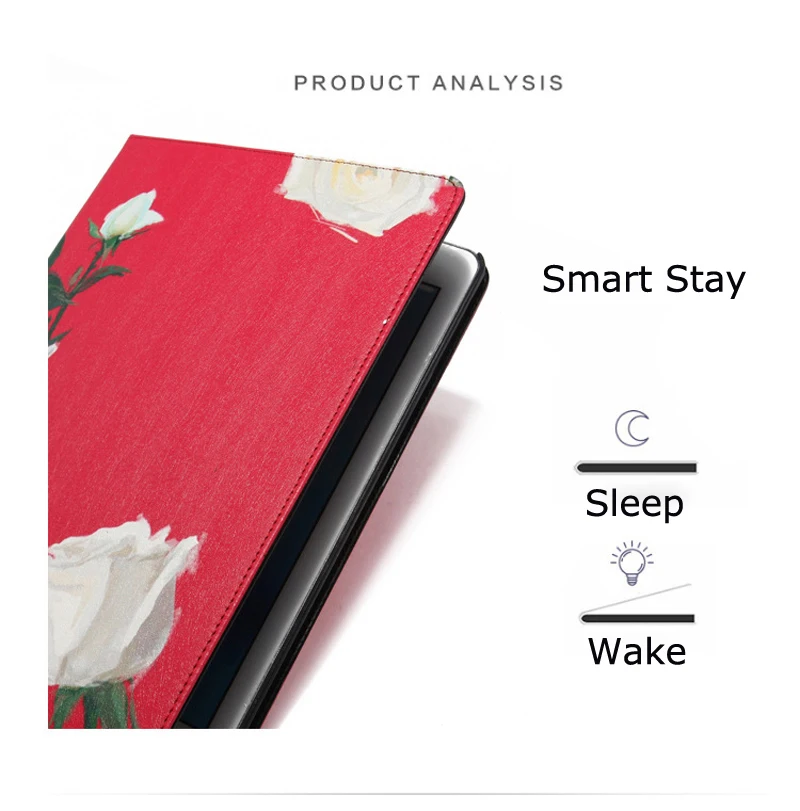 For Ipad Mini 1 2 3 Case Drop Resistance Rose Smart Flip Stand Magnet Wake Up Sleep Cover for Apple Gadget A1432 A1489 A1599 For Ipad Mini 1 2 3 Case Drop Resistance Rose Smart Flip Stand Magnet Wake Up Sleep Cover for Apple Gadget A1432 A1489 A1599