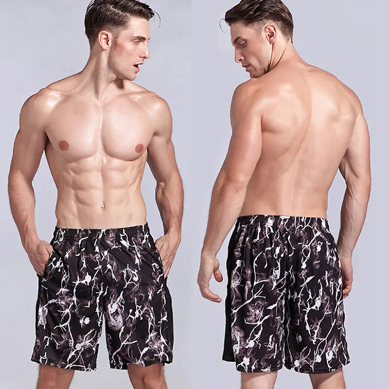 

yuerlian 2019 Clearance mens quick dry shorts mens jogging shorts Basketball With Pocket short Training Breathable Loose Sports