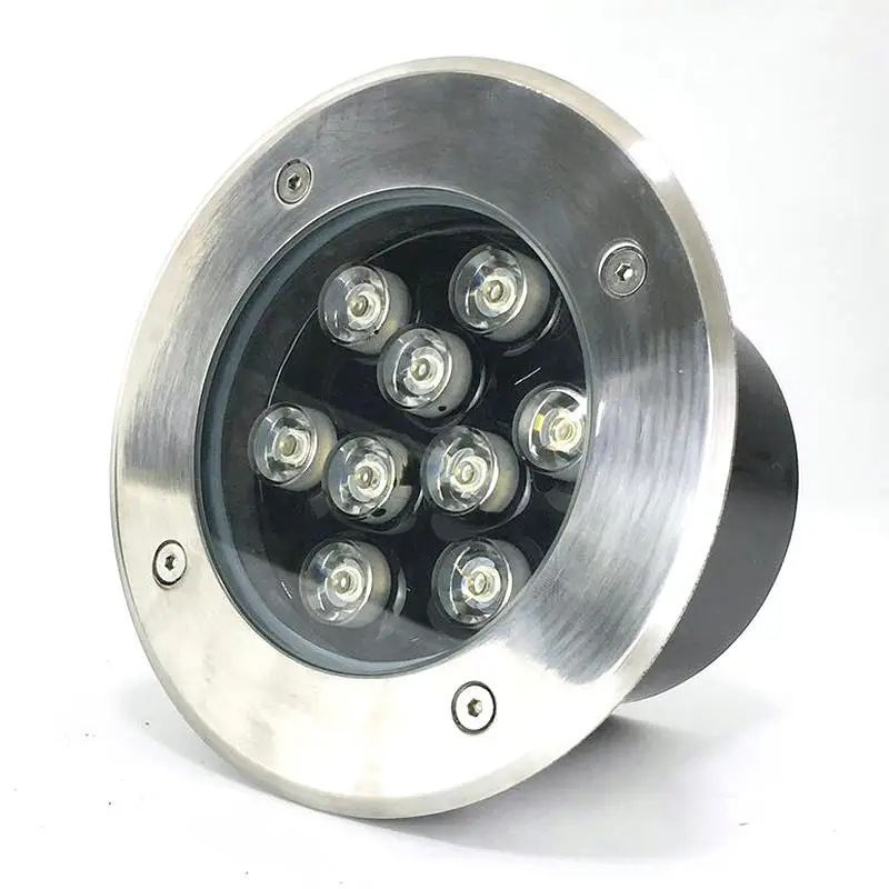 9*1W LED underground light lamps outdoor buried recessed floor lamp
