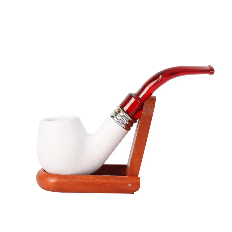 

High Quality Smoking Tobacco Pipe Meerschaum Cigar Sepiolite Pipes Best Gift for Friend