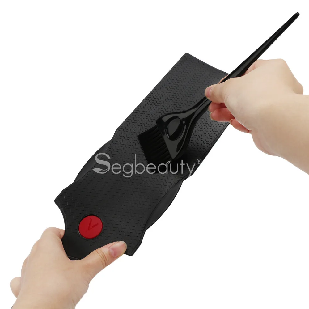 3pcs/set Hair Color Mixing Balayage Board and Brush Set Black Hair Dye Colouring Brush Comb Hairdressing Styling Tools 3pcs/set Hair Color Mixing Balayage Board and Brush Set Black Hair Dye Colouring Brush Comb Hairdressing Styling Tools