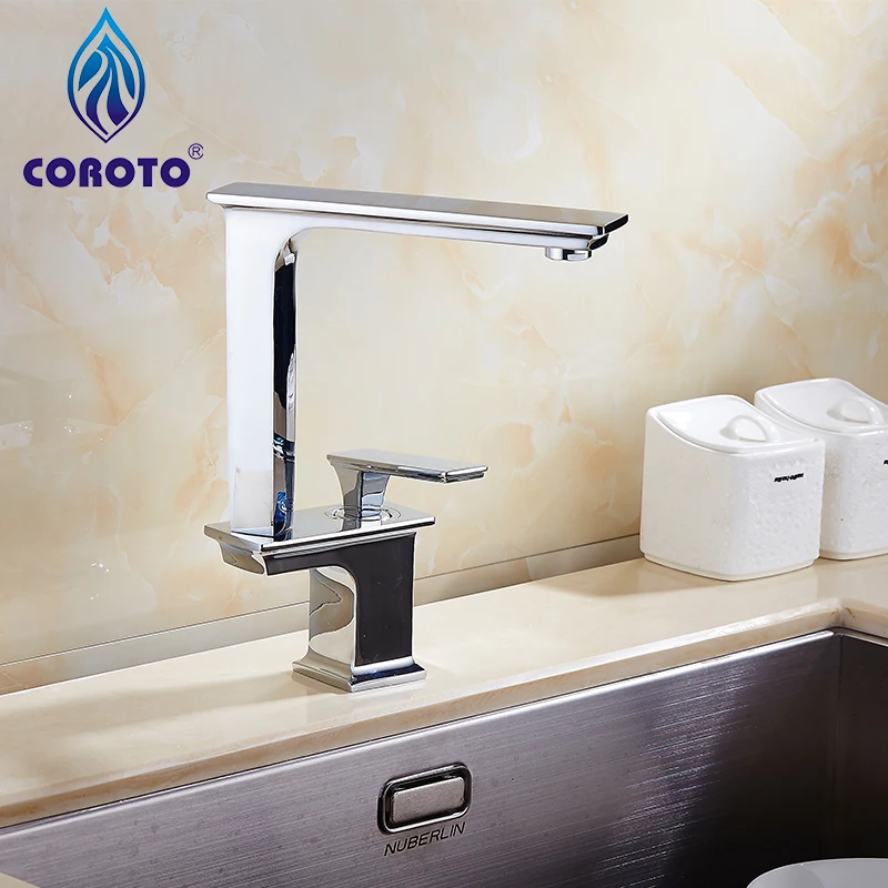 

Kitchen Factory Provide Contemporary Modern Kitchen Faucet Wholesale And Retail Chrome Finish Faucet Bathroom Basin Mixer Tap