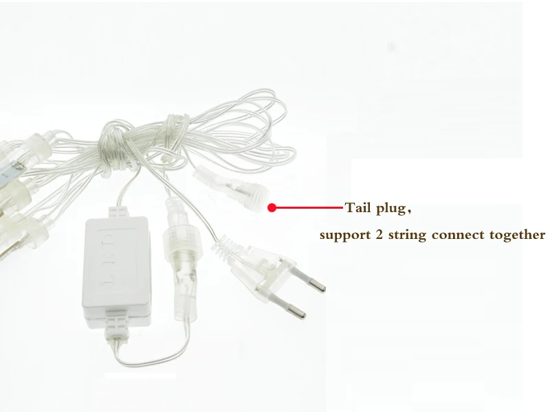 50/30 см 8 шт./компл. метеоритный дождь трубки светодиодный Рождество Света Свадьба Garden свет шнура наружное праздничное освещение 100-240 V