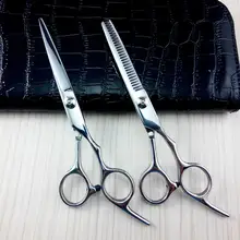 New Professional 6 Hair Cutting Thinning Scissors Shears Hairdressing Set Case