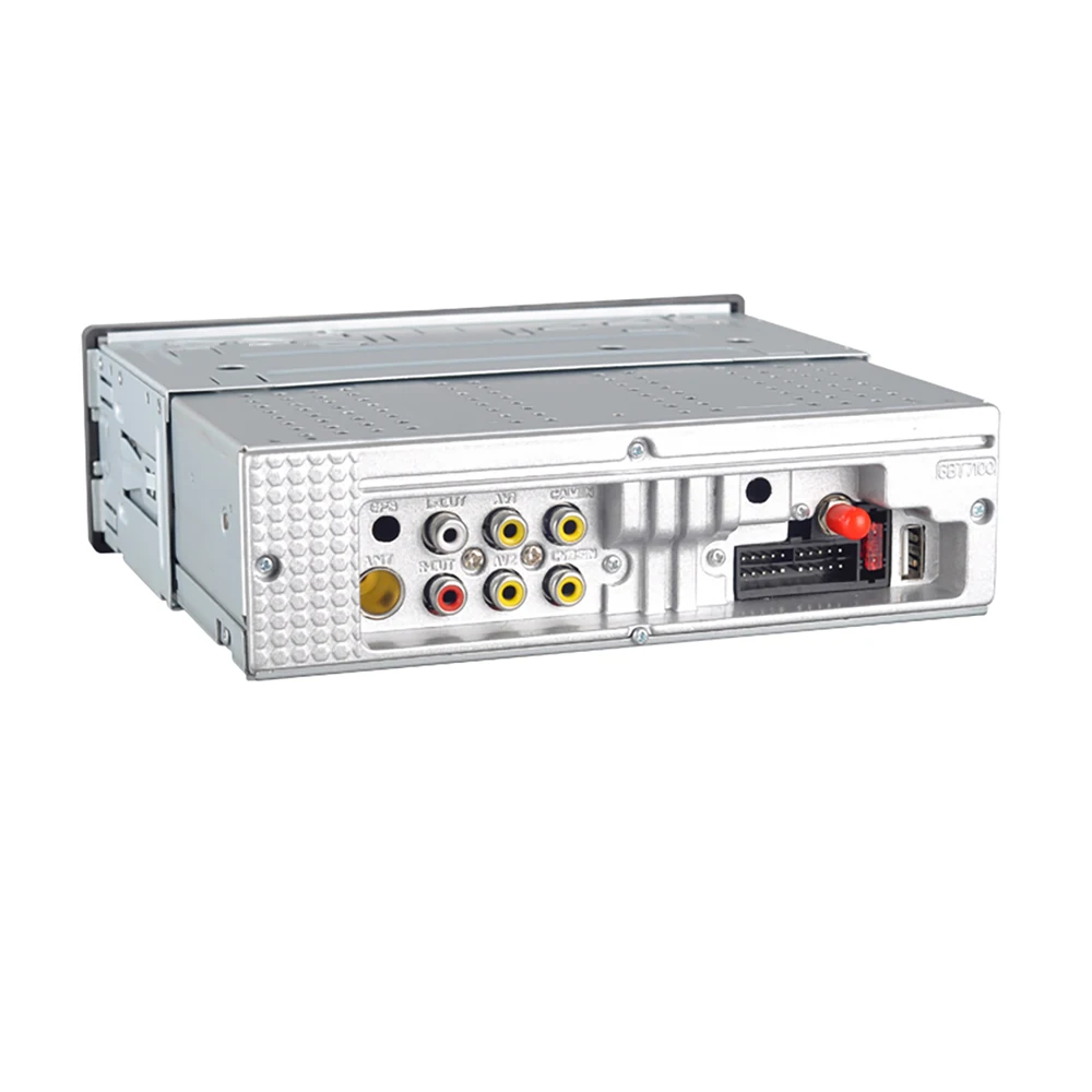 7 дюймов 1Din Мультимедиа SD USB FM AUX MP3 электрический выдвижной экран 1024*600