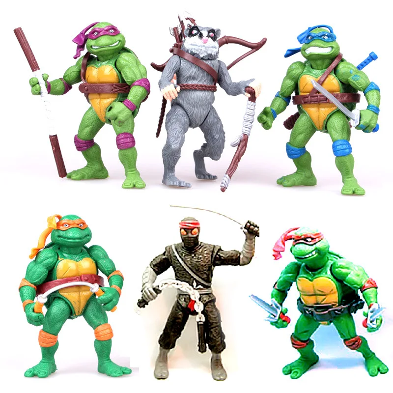 

6 pz Teenage Mutant Action Figure Modello Doll Collection Anime Figure Da Collezione Model Toy 12cm