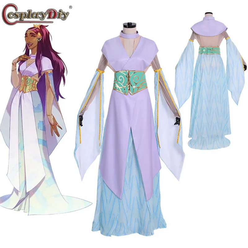 

CosplayDiy The Arcana Nadia Cosplay Costume Women Dresses Custom Made Halloween Party Outfits Free shipping