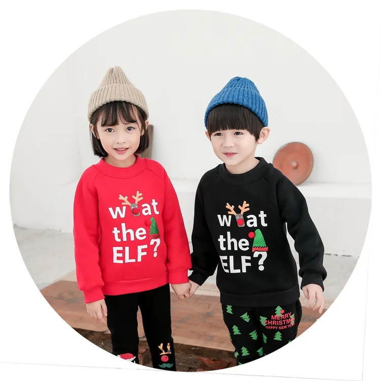 Семейные комплекты; Рождественские свитера; одежда для всей семьи «Мама и я»; семейная Рождественская одежда; флисовые свитшоты для всей семьи