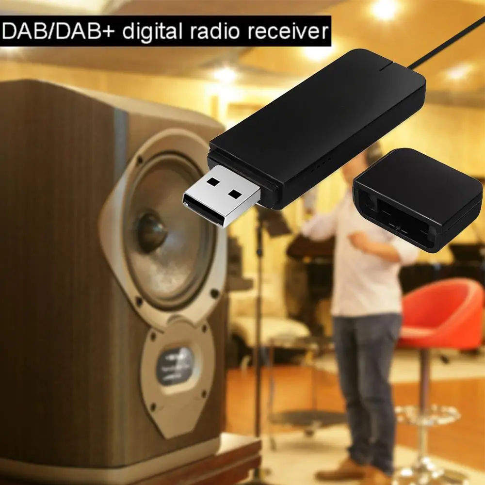 JINSERTA Мини Автомобильный цифровой радиоприемник антенна DAB/DAB + цифровое радио для