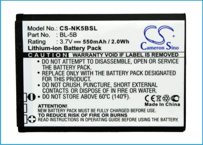 Аккумулятор Cameron Sino 550 мАч для Alcatel OT S680 BLU Bar Q iBaby Q9 II Q9M Vodafone Mini D100 D101|Аккумуляторы