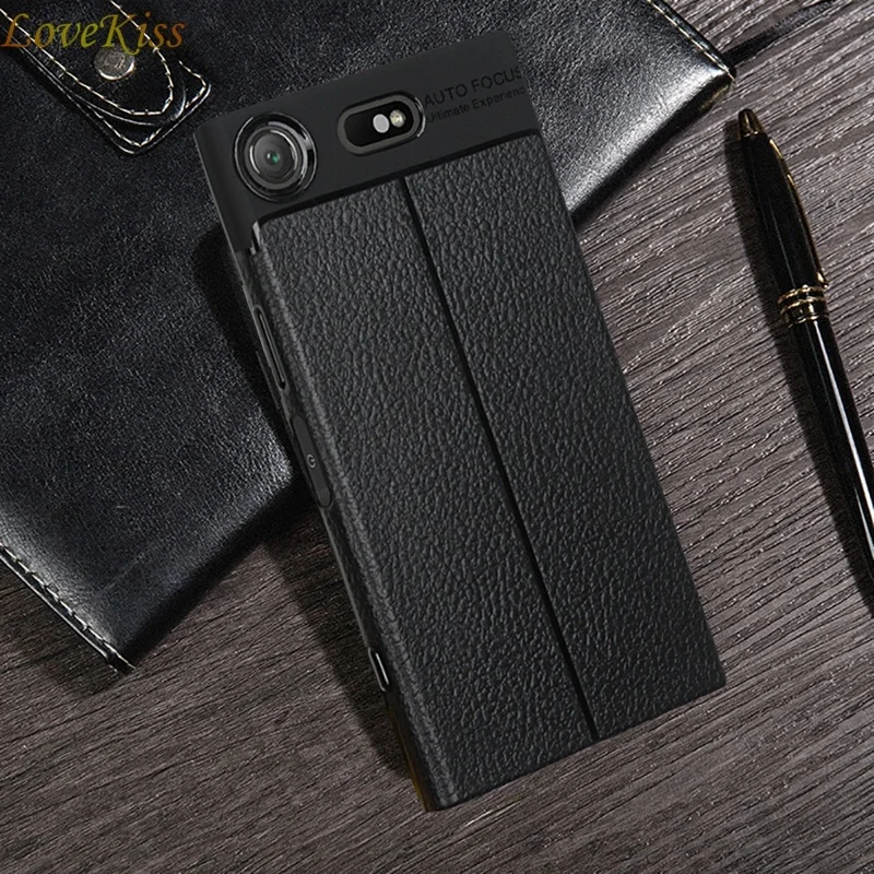 

Luxury Soft Litchi Fitted Case For Sony Xperia XZ1 XZ2 Compact L2 XZ Premium Phone Case For Sony Xperia XA1 XA2 Ultra Plus Cover