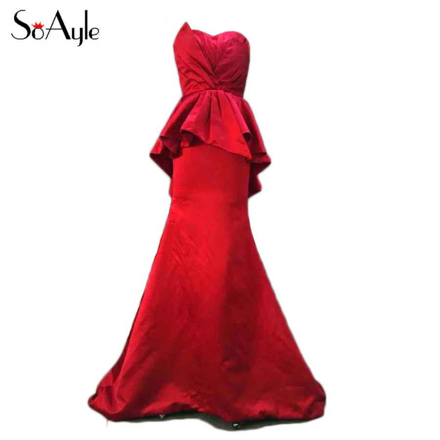 SoAyle Real Picture Sweetheart Empire Pregnant Long ...