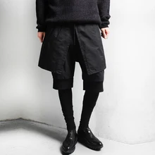 27-44! Мужской увеличение может быть заказ личность брюки искусственной комплект из двух предметов тонкий здоровье штаны-шаровары