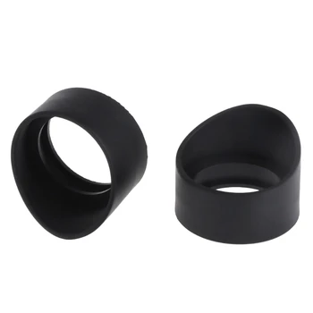 

2 Pcs/Set 34mm Diameter Rubber Eyepiece Cover Guards for Biological Stereo Microscope Telescope Monocular Binoculars