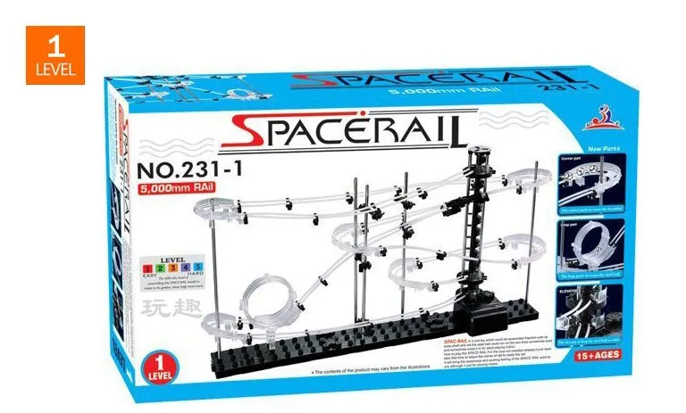 

Resale gift! Toy Roller Coaster, Space Rail Level 1, DIY Educational Spacewarp:faster-than- light, FTL, Spacerail Warp