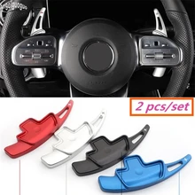 4 цвета рулевого колеса автомобиля лопасти Переключения Переключатель скоростей аксессуары для Mercedes Benz-20 лет C E S G класс GLE W206 W213 и т. д