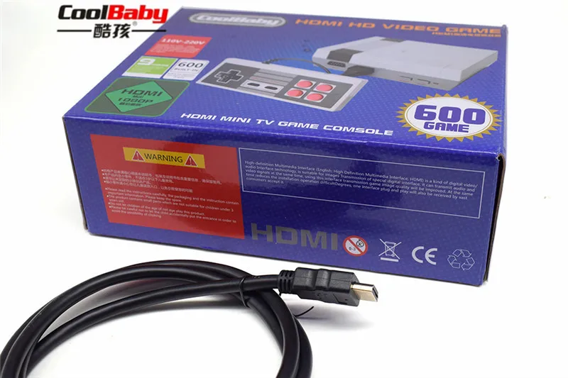 CoolBaby HDMI/AV выход RS 38 39 встроенный 600 игр Мини ТВ семейная игровая консоль 8 бит Ретро