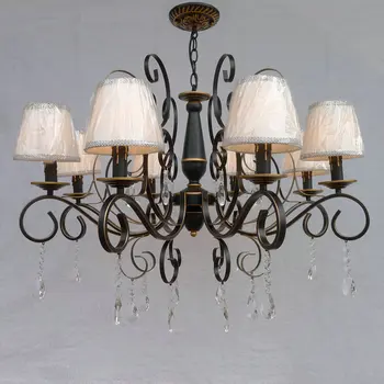 

Multiple Chandelier Crystal hanging lamp living room lighting restaurant bedroom lamps and lanterns retro lighting ZX177