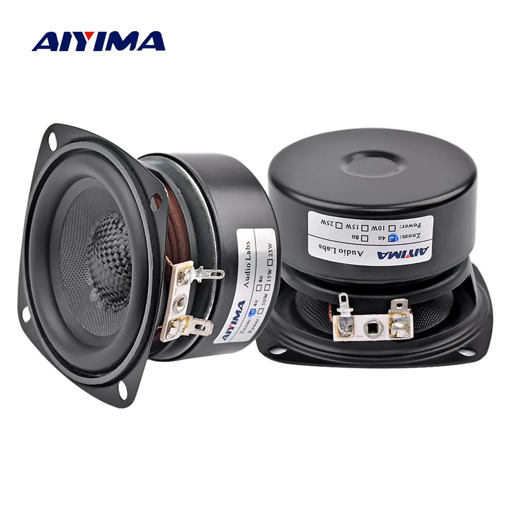 AIYIMA 2Pcs 3Inch Audio Portable Speakers Altavoz Portatil 4 8 Ohm 20W Full Range Hifi Music Speaker DIY For Home Theater AIYIMA 2Pcs 3Inch Audio Portable Speakers Altavoz Portatil 4 8 Ohm 20W Full Range Hifi Music Speaker DIY For Home Theater