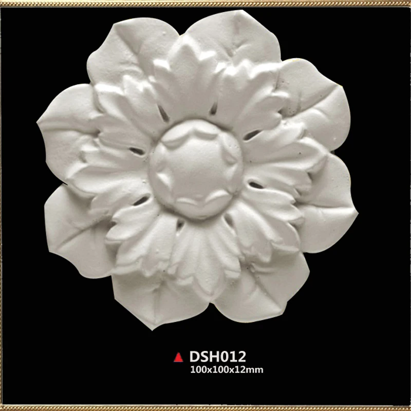 

PU polyurethane fireplace ornament European style ceiling rose decor doorframe portal decorating components