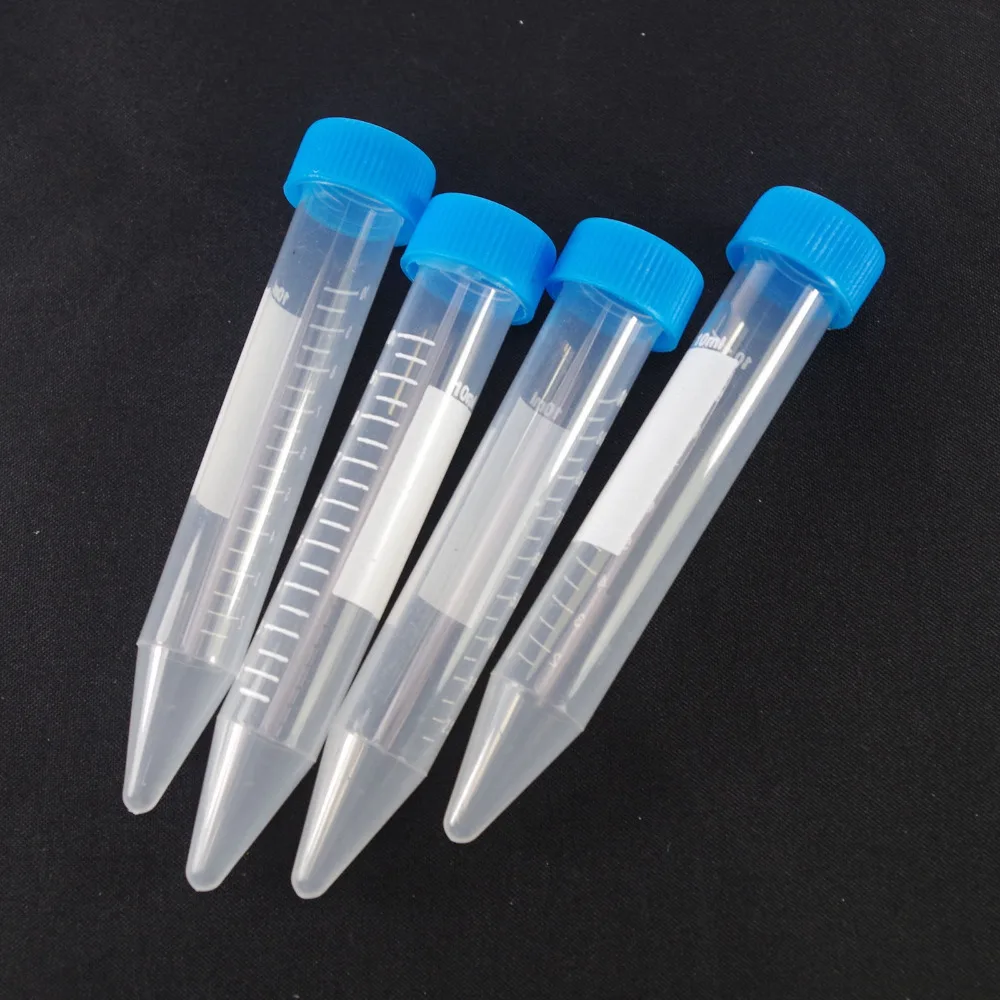 플라스틱 시험관 원심 분리기 튜브 10 ml v bottom lot4tube centrifugecentrifuge tube