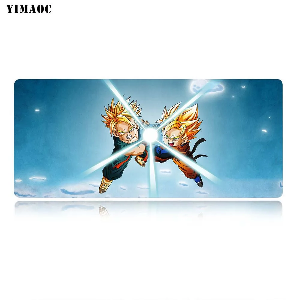 MP4 40x90cm YIMAOC Goku kamehameha коврик для мыши 40x90 см Коврик для компьютерной мыши Противоскользящий натуральный резиновый игровой коврик для мыши - Цвет: MP4 40x90cm
